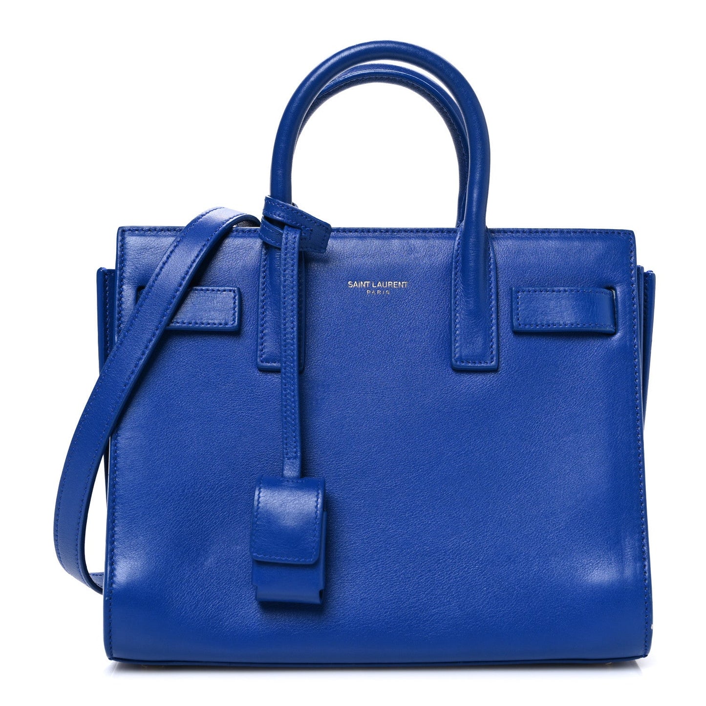 Calfskin Nano Sac De Jour Royal Blue