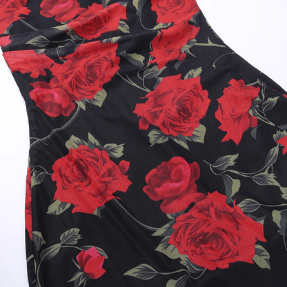 Women New Simple Fashion Yellow High-waist Spaghetti Strap Dress TP2890