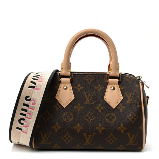 Monogram Speedy Bandouliere 20 Black