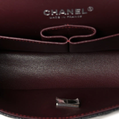 Caviar Quilted Small Double Flap Black