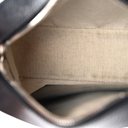 GG Supreme Monogram Textured Dollar Calfskin Web Small Ophidia Camera Bag Beige Blue