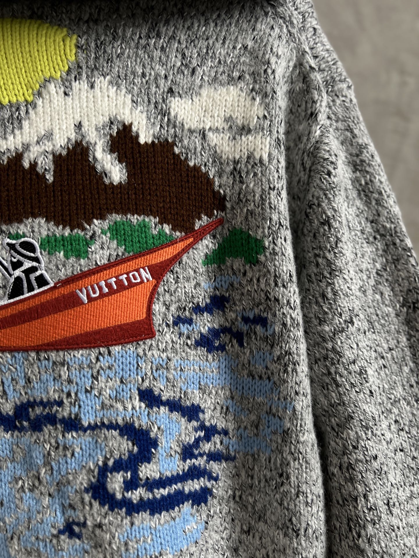LV Knit Sweater Sailboat 494192