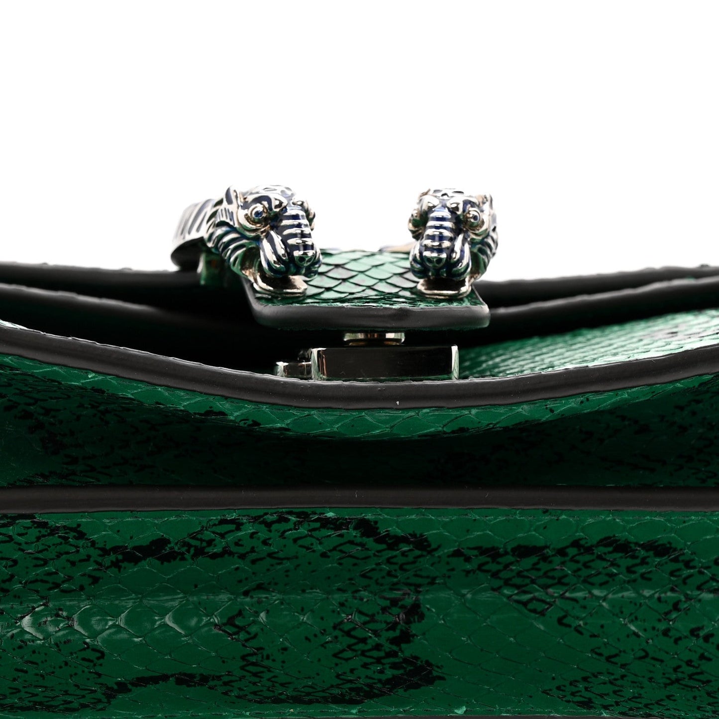 Snakeskin Small Dionysus Shoulder Bag Green