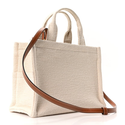 Canvas Small Cabas Thais Ecru Black