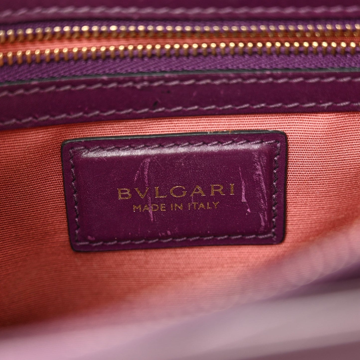 Calfskin Serpenti Forever Shoulder Bag Plum