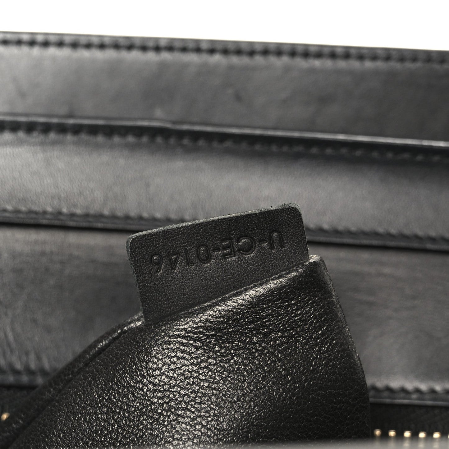 Bullhide Calfskin Micro Bi-Color Luggage Black White