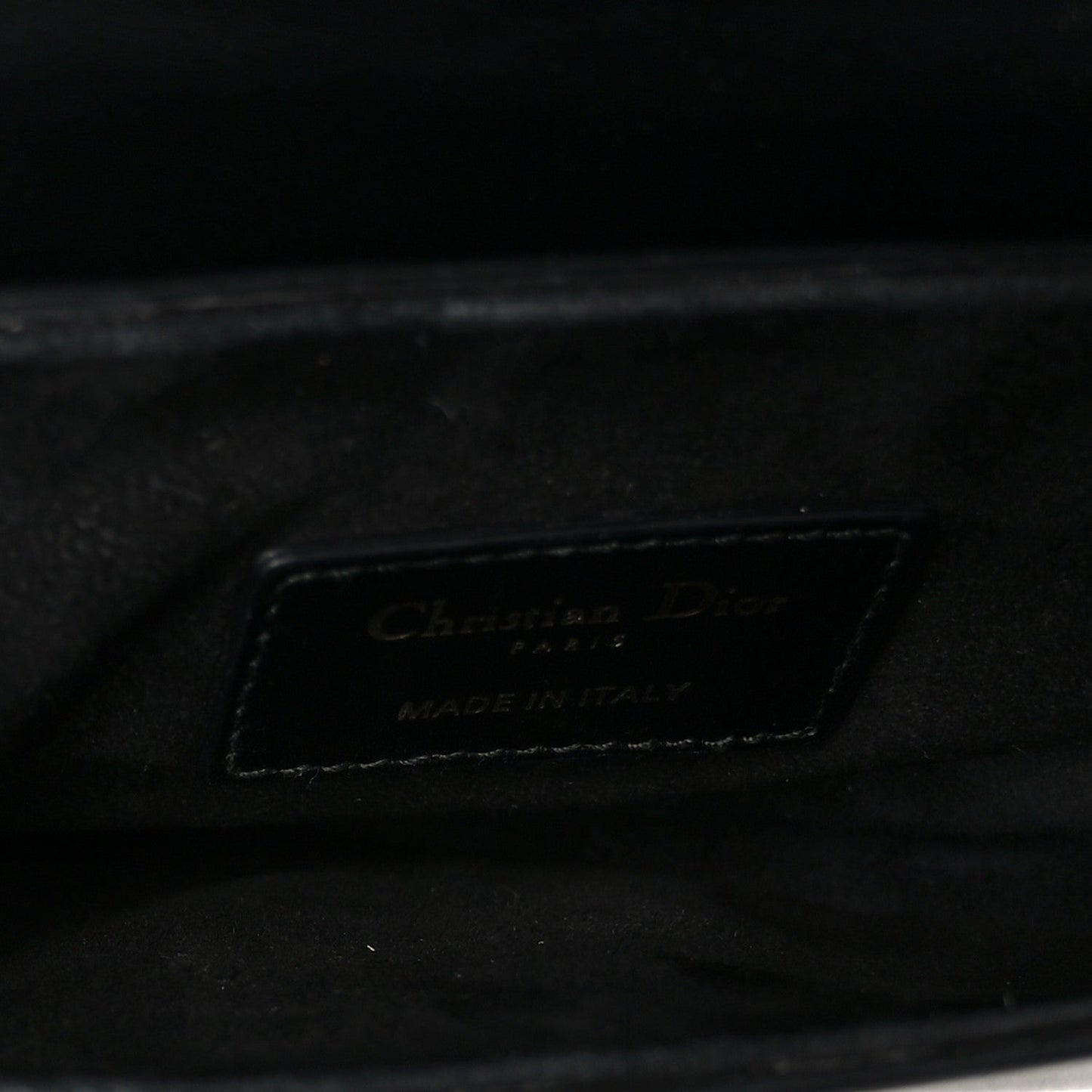 Supple Calfskin Mini Saddle Bag Black