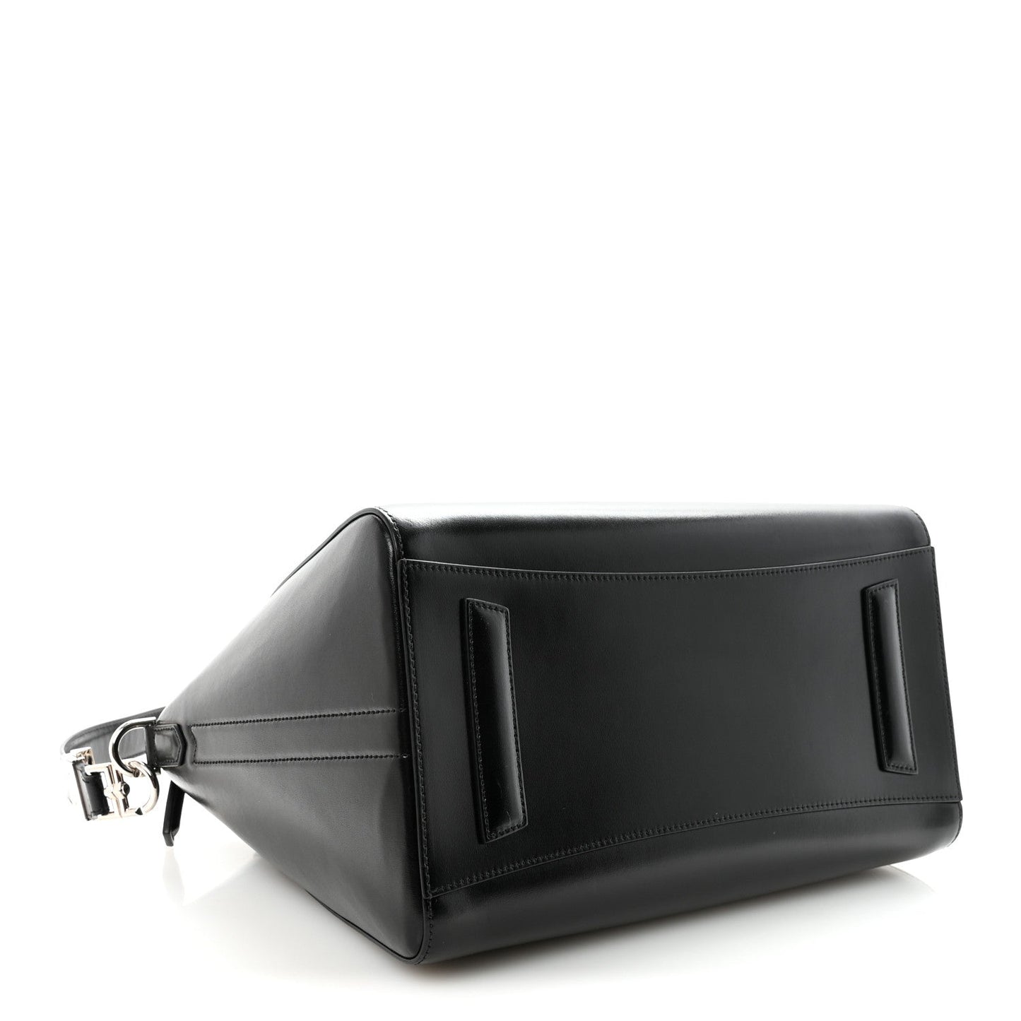 Shiny Lord Calfskin Medium Antigona Black