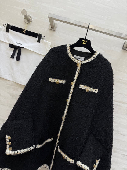 CC FW 25/26 Cape Black White Tweed 343347