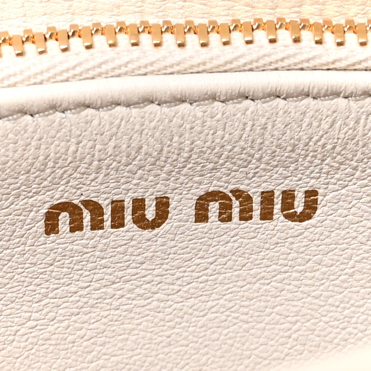Nappa Matelasse Chain Shoulder Bag White