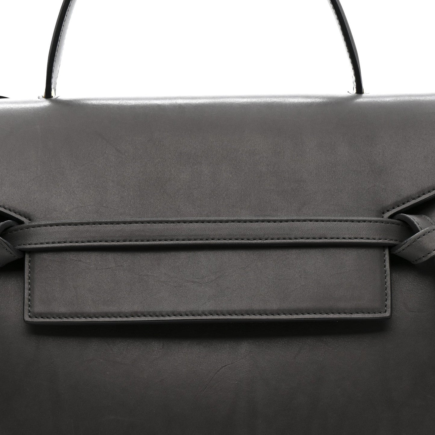 Smooth Calfskin Mini Belt Bag Grey