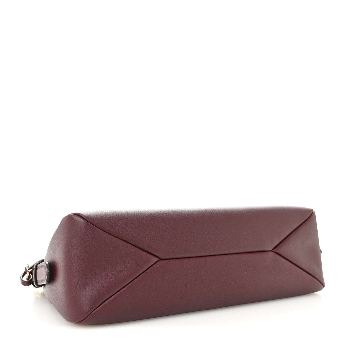 Soft Calfskin Medium Aimée Shoulder Bag Burgundy
