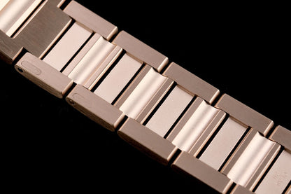 pasha 35mm automatic pink gold white dial