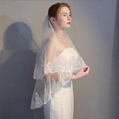 Lace Tulle Bridal Veil