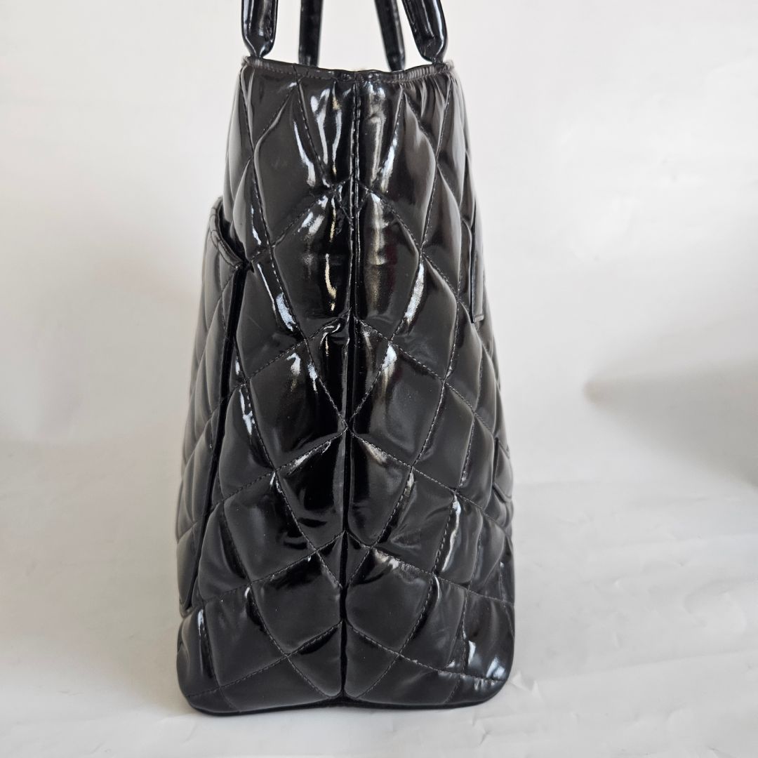 Chanel Madellion Patent Leather Vintage