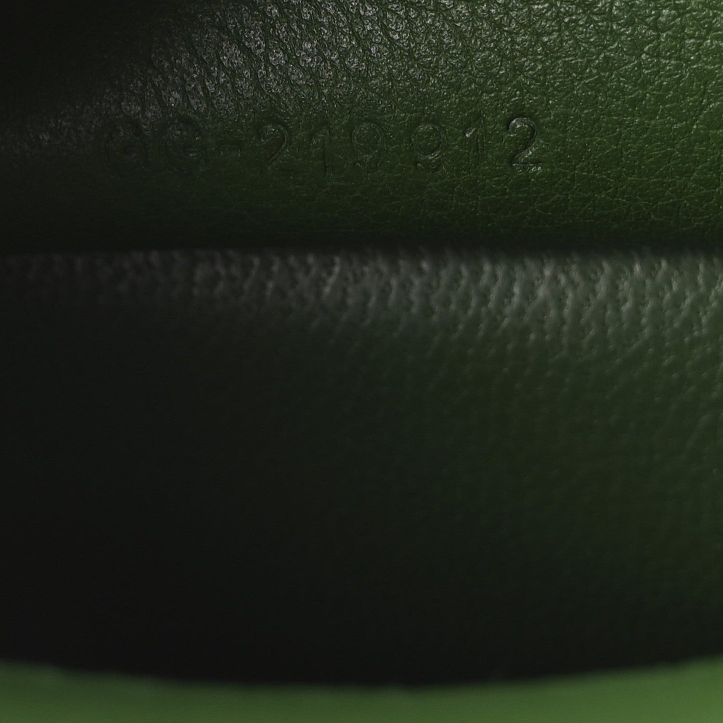 Calfskin Small Hug Messenger Bag Forest Green