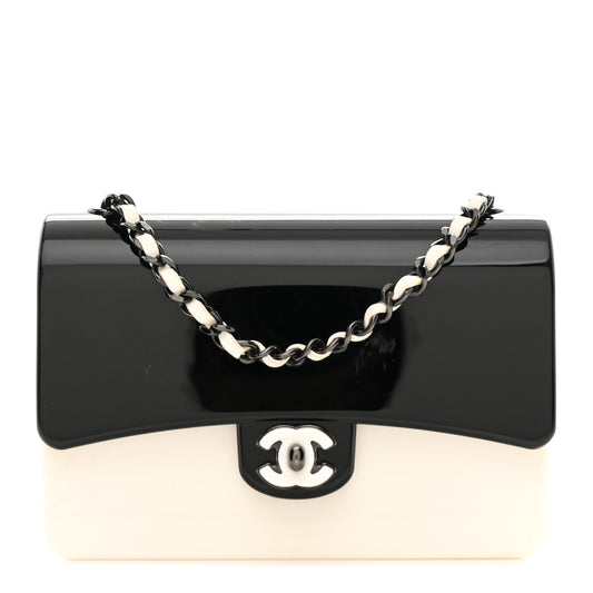 Plexiglass Plexi Coco Bag Black White