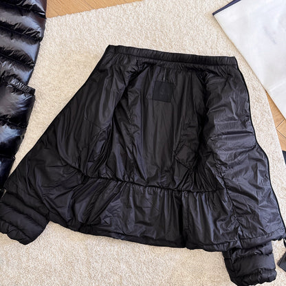 Moncler 2025 Verrerie Quilted Jacket Black Nylon Down
