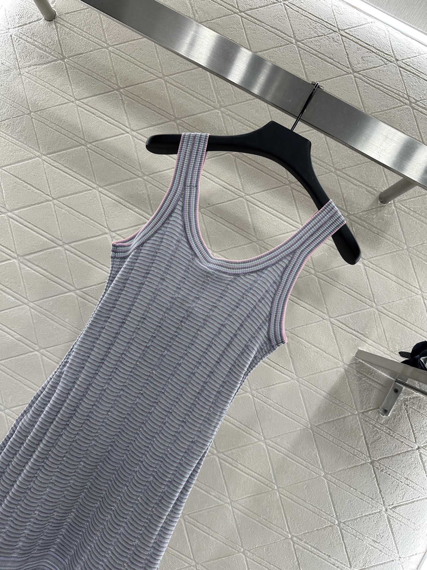 CHANEL KNIT CASHMERE VEST DRESS STYLE 280