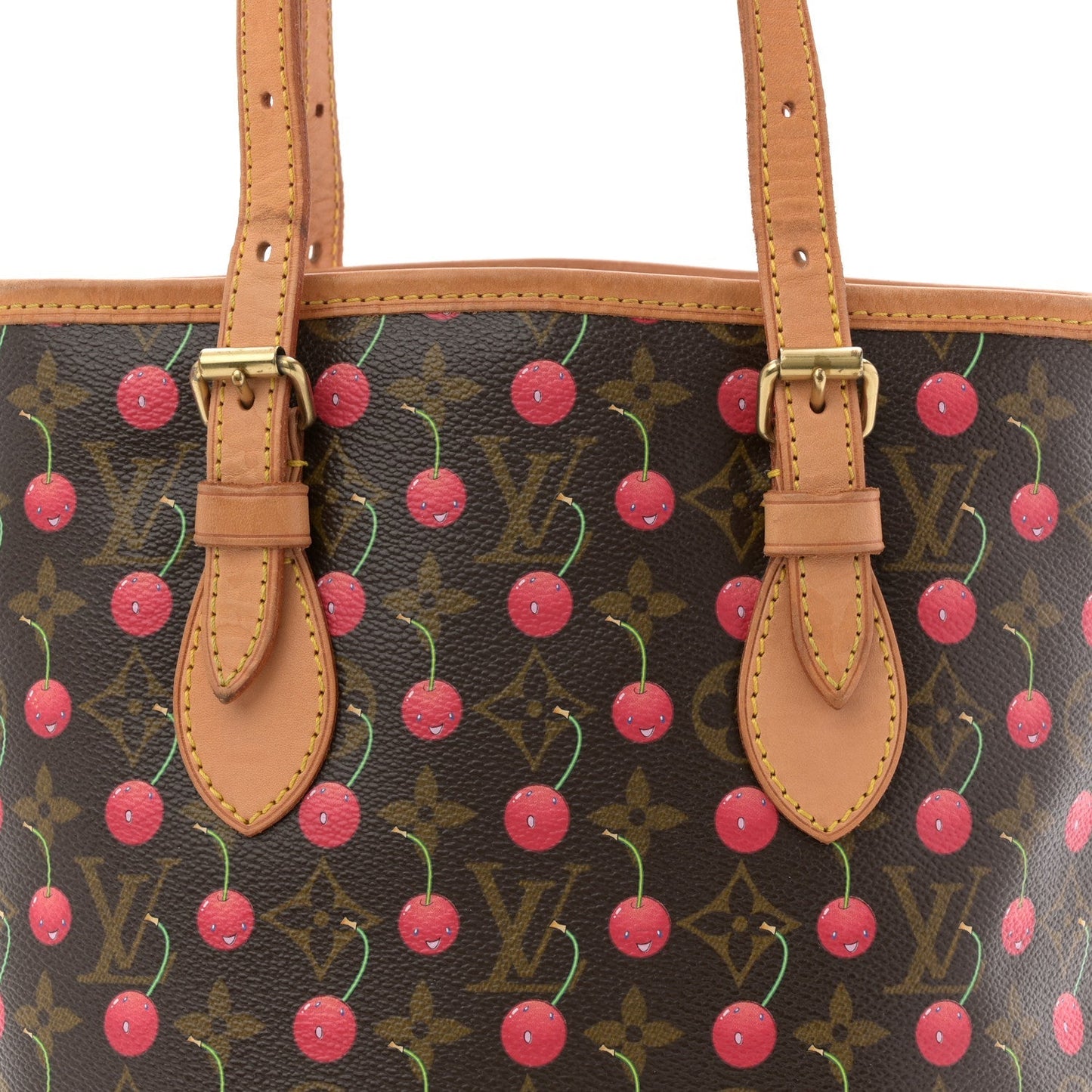 Monogram Cerises Bucket Bag