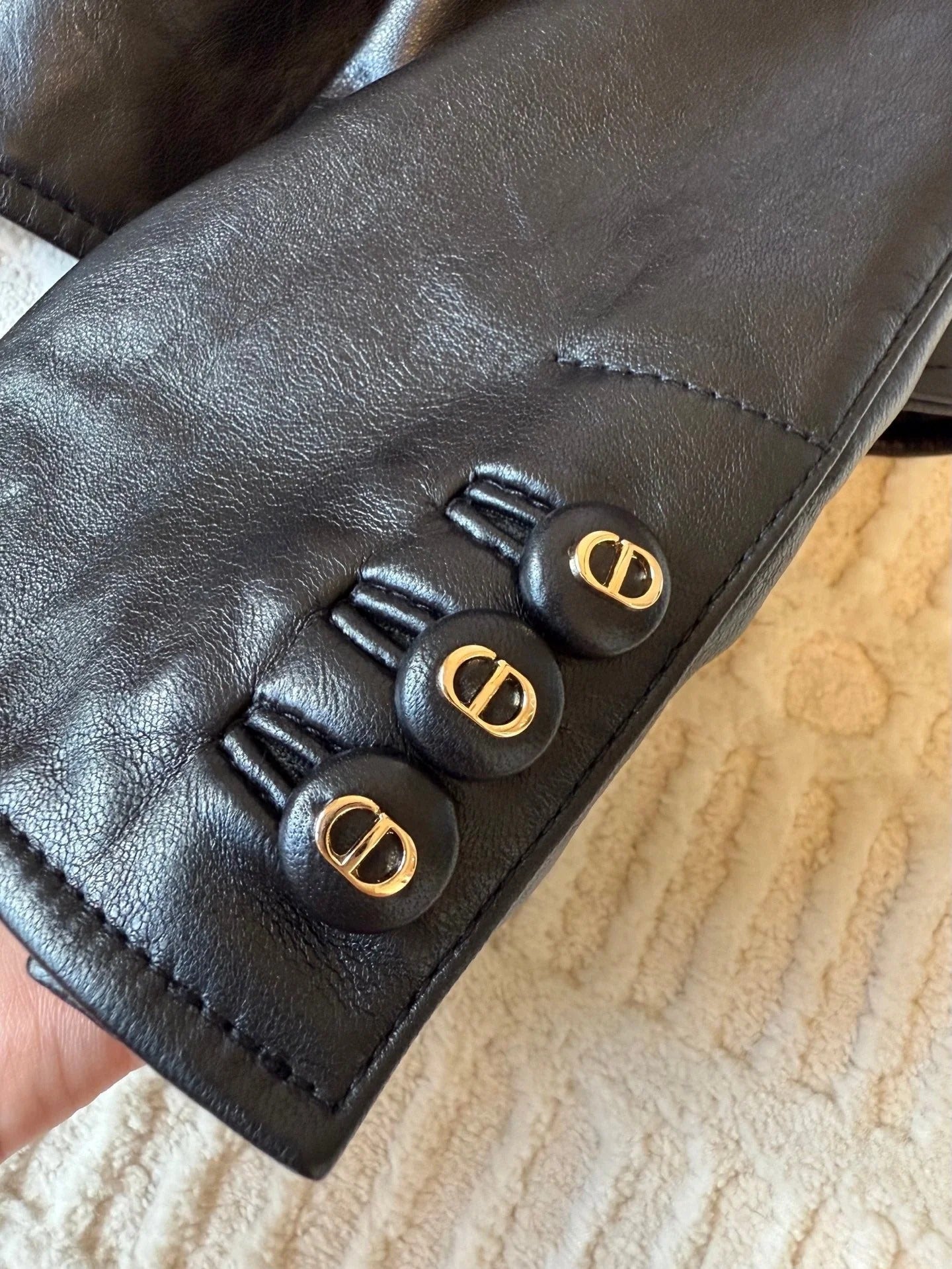 DIOR 25S LEATHER JACKET STYLE 358