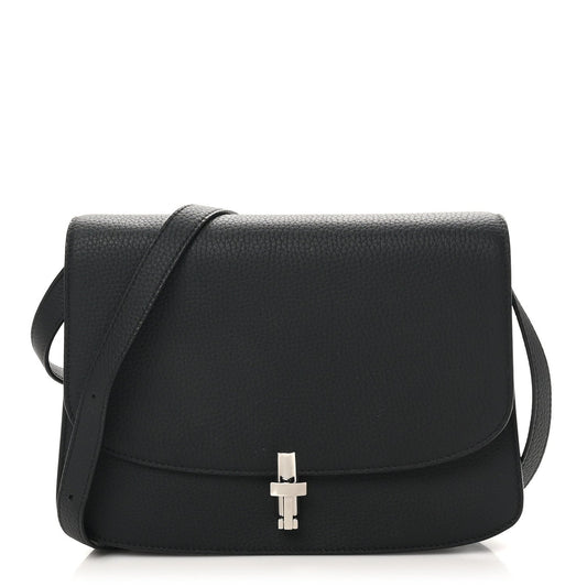 Grained Calfskin The Sofia 10 Crossbody Black