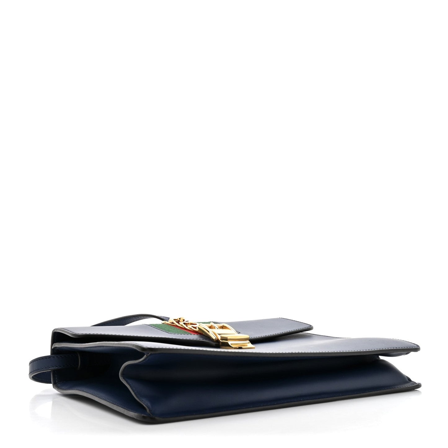 Calfskin Medium Sylvie Top Handle Bag Blue