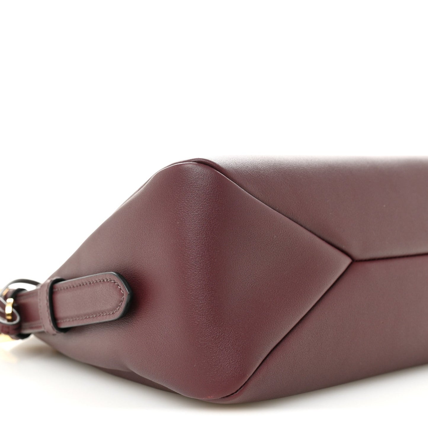 Soft Calfskin Medium Aimée Shoulder Bag Burgundy