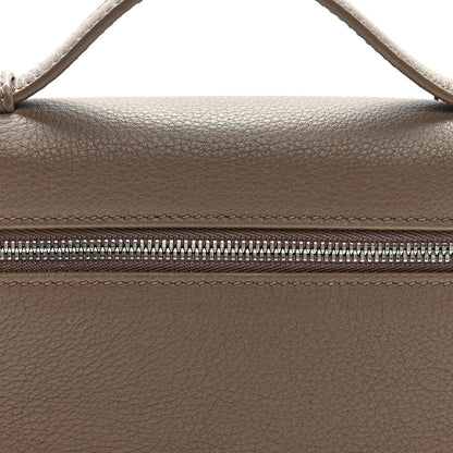Grained Calfskin L19 Extra Pocket Pouch Warm Mastic