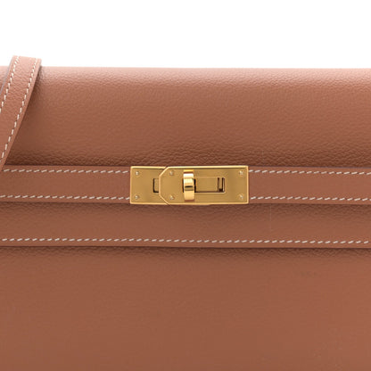 Evercolor Kelly Wallet To Go Gold