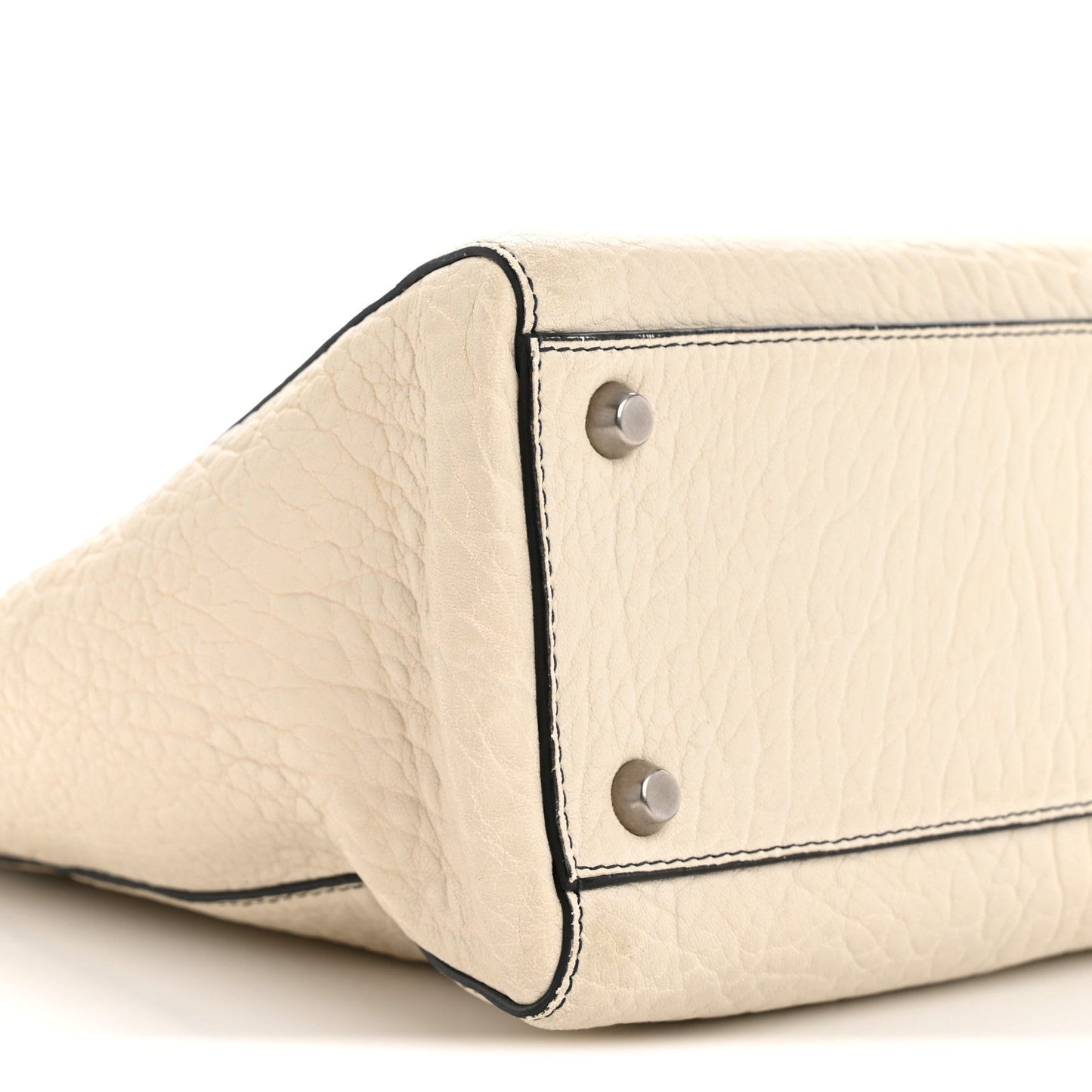 Canyon Grained Lambskin Large Lady Dior Off White