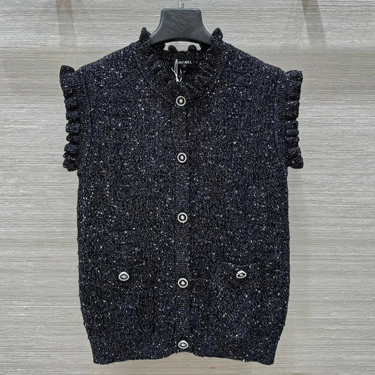 CHANEL SLEEVELESS TOP STYLE 74
