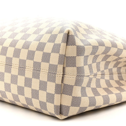 Damier Azur Graceful MM Rose Ballerine
