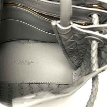 Nappa Intrecciato Small Andiamo Shoulder Bag Sterling