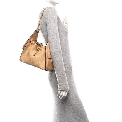 Braided Raffia Calfskin Quilted Small Chanel 25 Handbag Beige Black