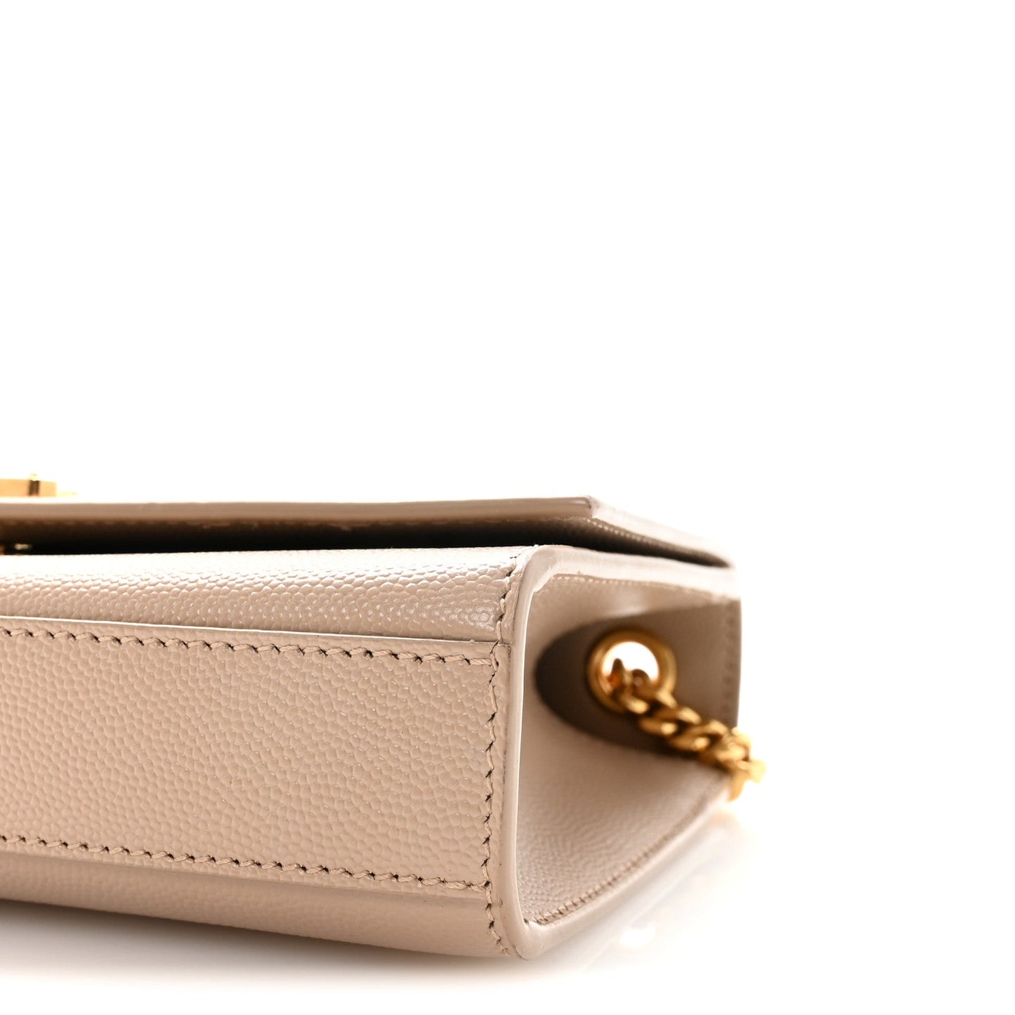 Grain De Poudre Small Monogram Kate Satchel Dark Beige