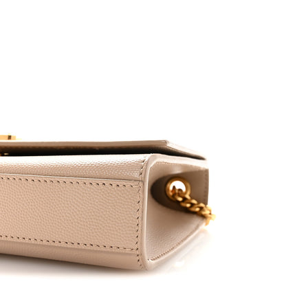 Grain De Poudre Small Monogram Kate Satchel Dark Beige