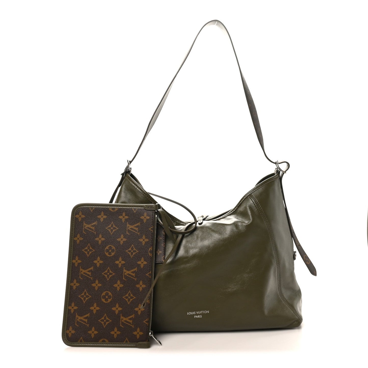 Lambskin CarryAll Vibe MM Dark Kaki