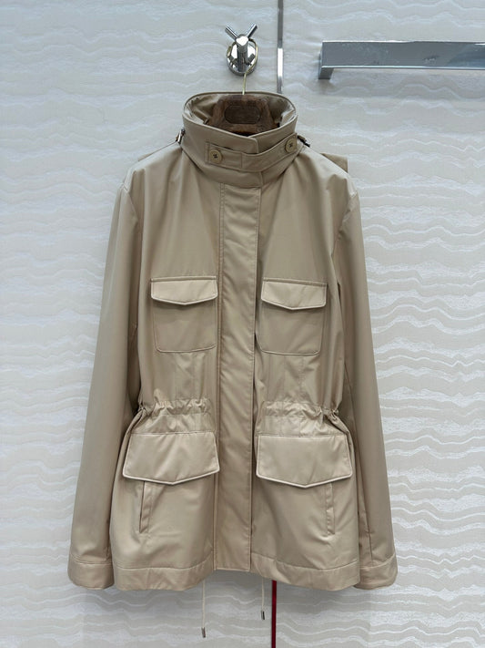 LP 25 LP Traveler Windproof Jacket Beige Fabric Leather 297491