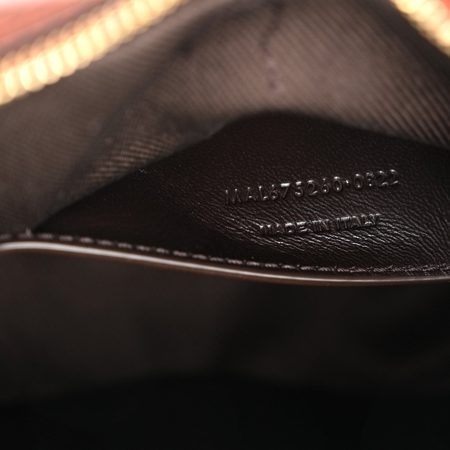 Canvas Smooth Calfskin Le Monogramme Coeur Crossbody Chestnut