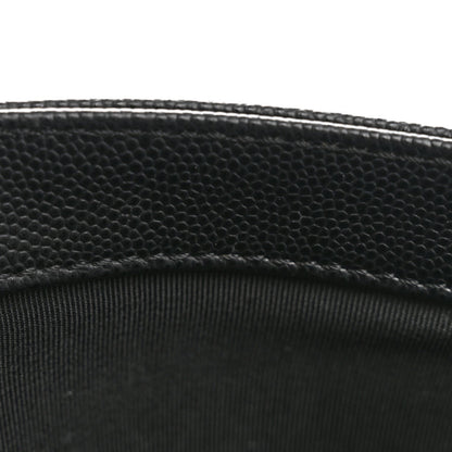 Caviar Quilted Small Boy Flap Black