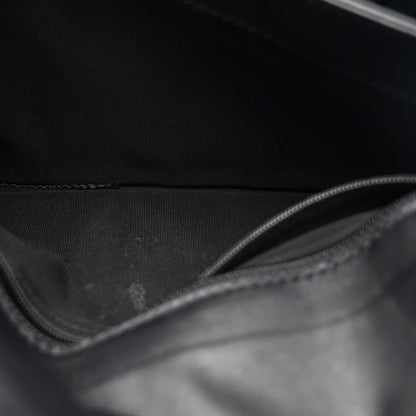 Patent Medium Boy Reverso Flap Black