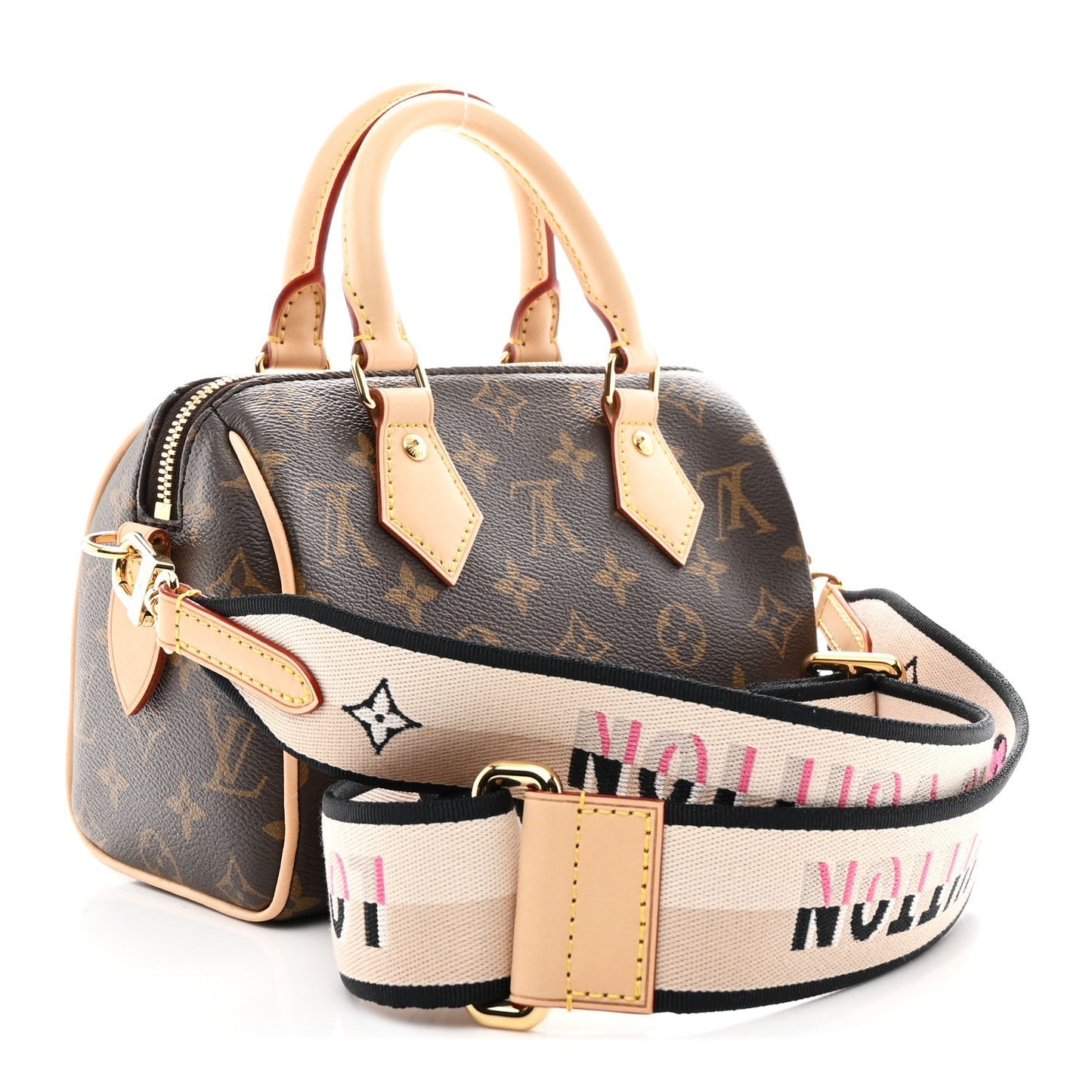 Monogram Speedy Bandouliere 20 Black