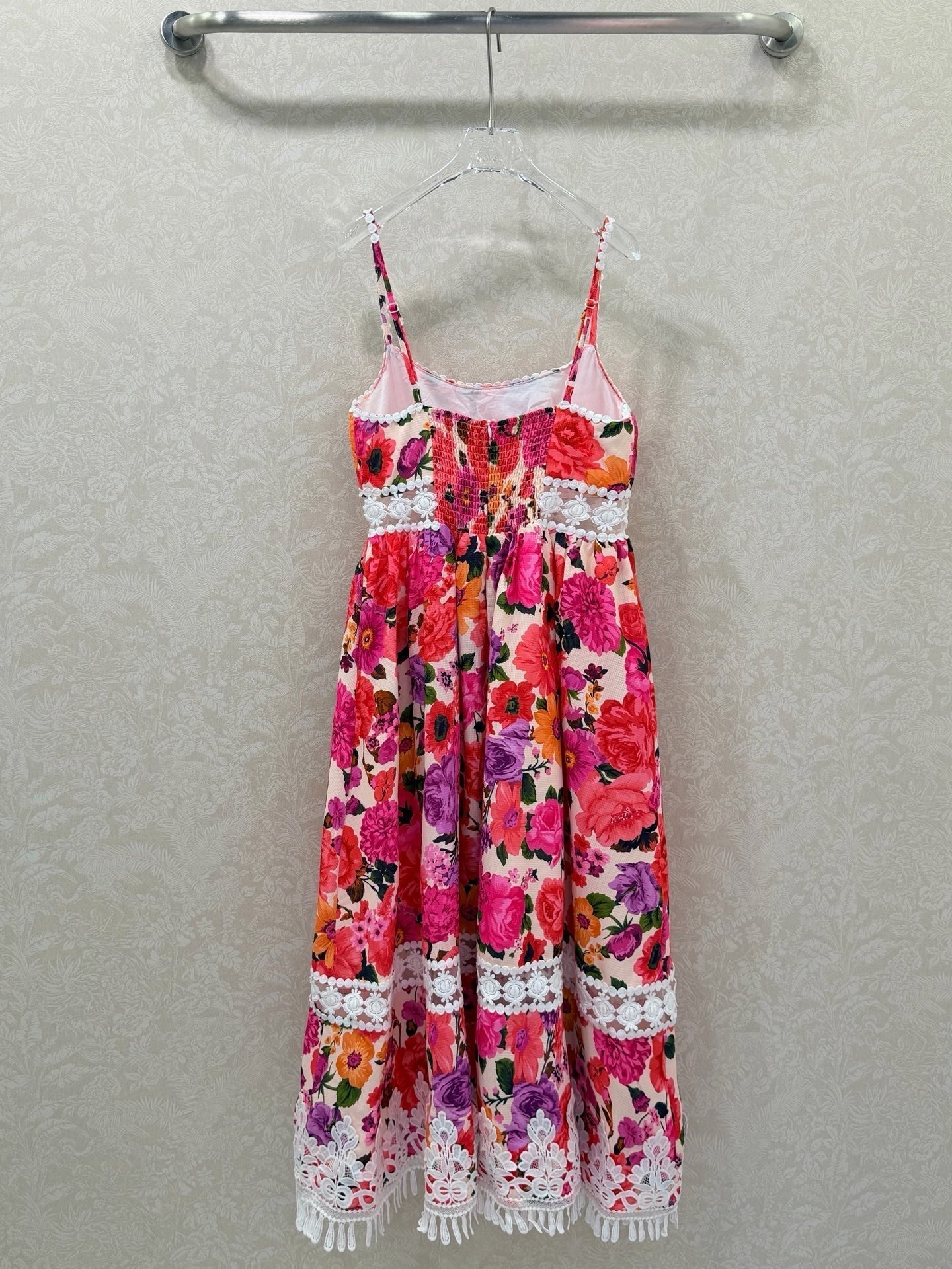 Zimmermann Stardust Mini Dress Pink Cotton 339887