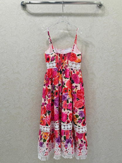 Zimmermann Stardust Mini Dress Pink Cotton 339887