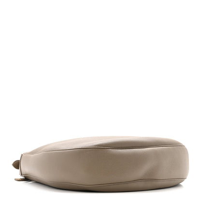 Supple Grained Calfskin Large Lulu Shoulder Bag Souris