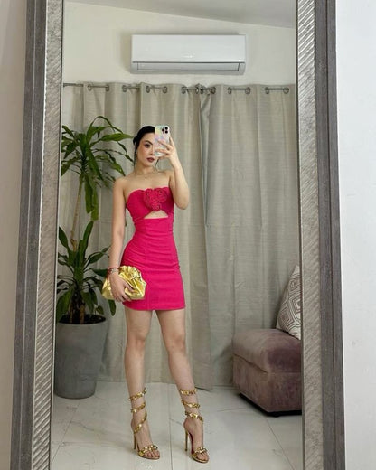 Elegant Sheath Homecoming Dress Short Party Gown