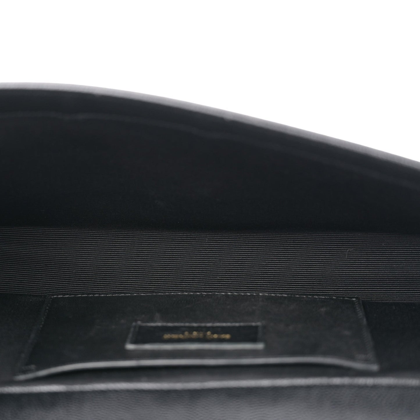 Grain De Poudre Monogram Cassandre Clutch Black