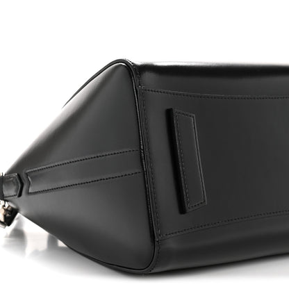 Shiny Lord Calfskin Small Antigona Black