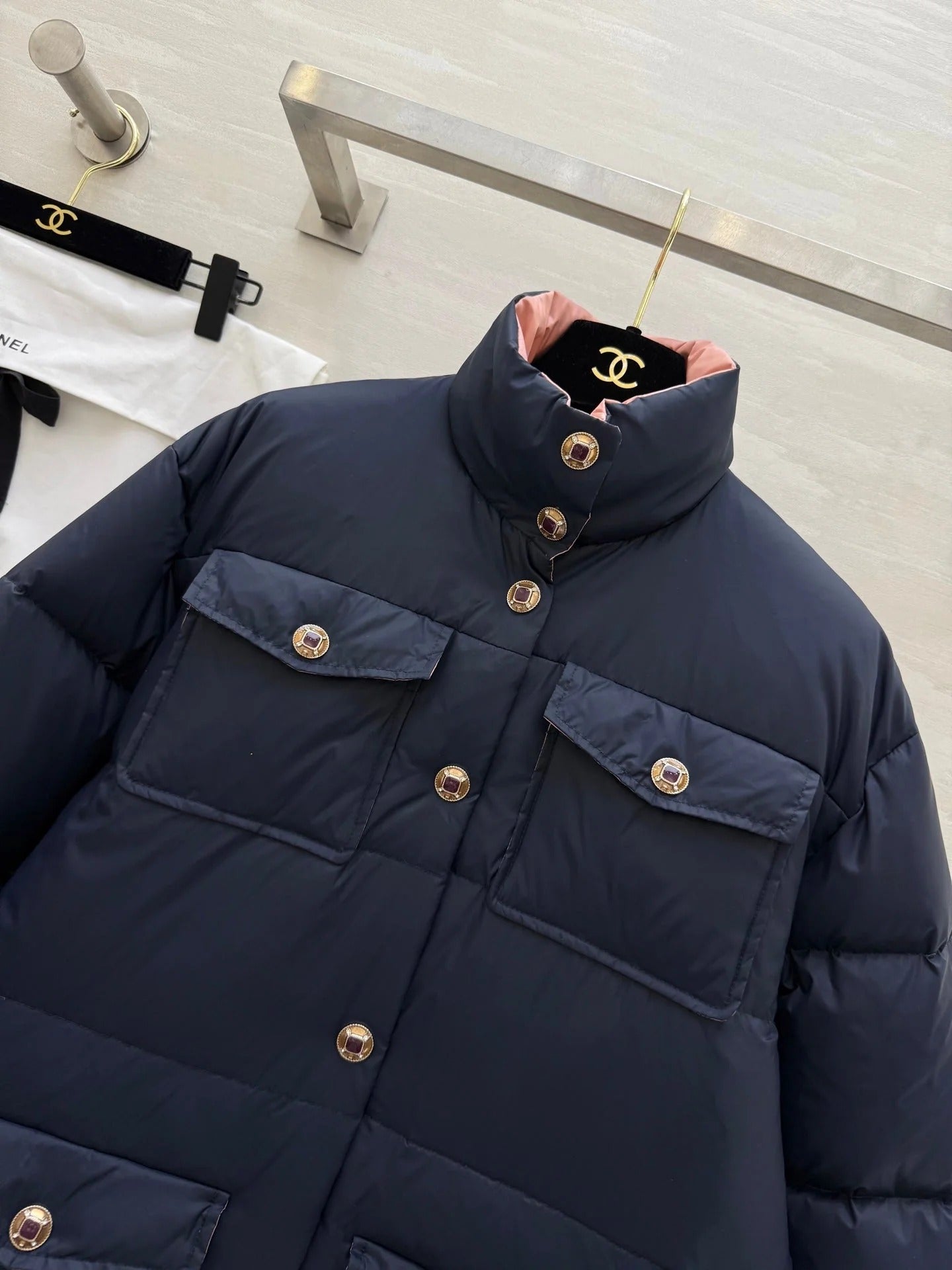 CHANEL 25S COCO NEIGE LONG COAT 483